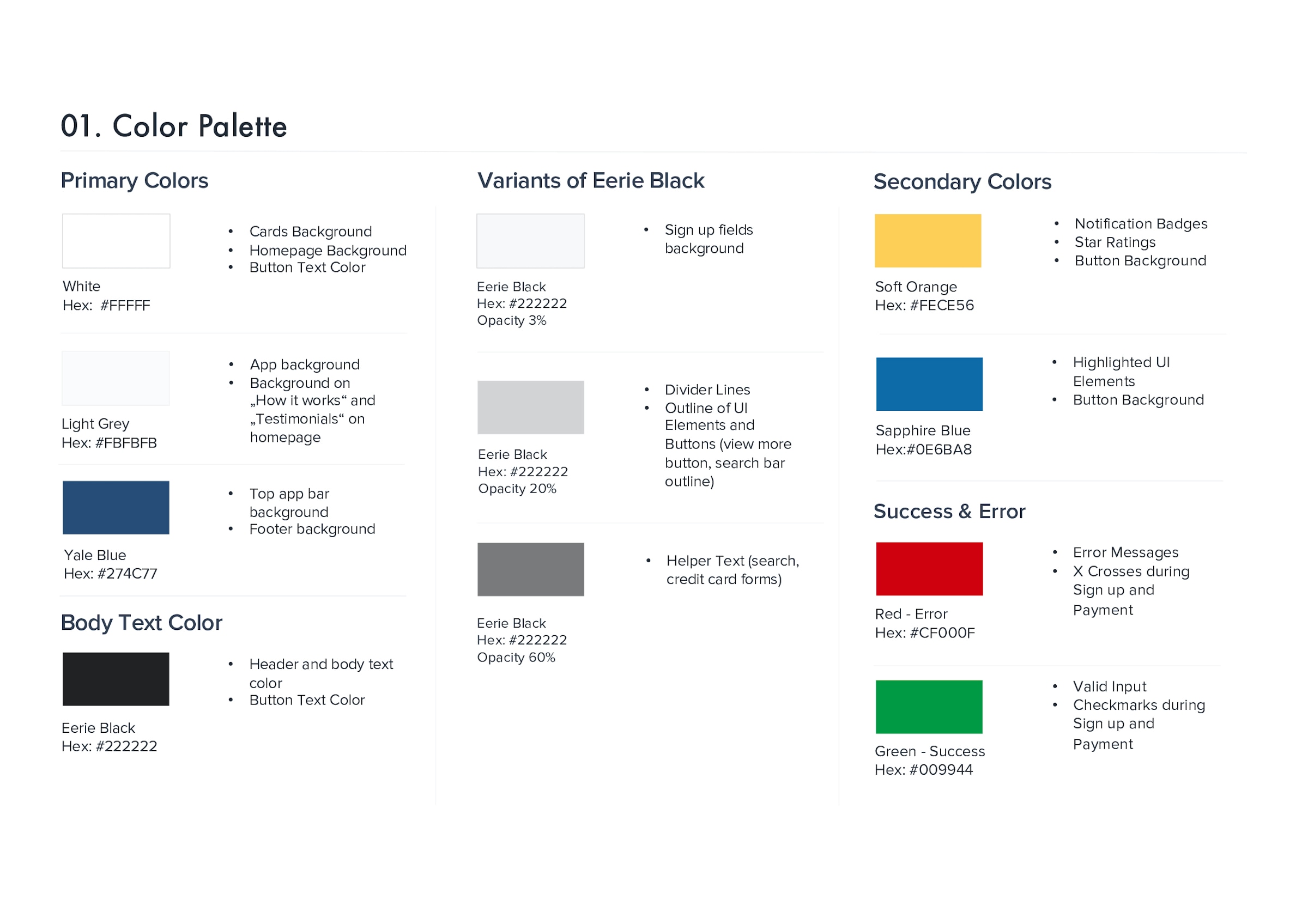 Design System Colors